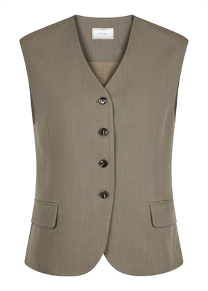 Gamina structure waistcoat Khaki Neo Noir 